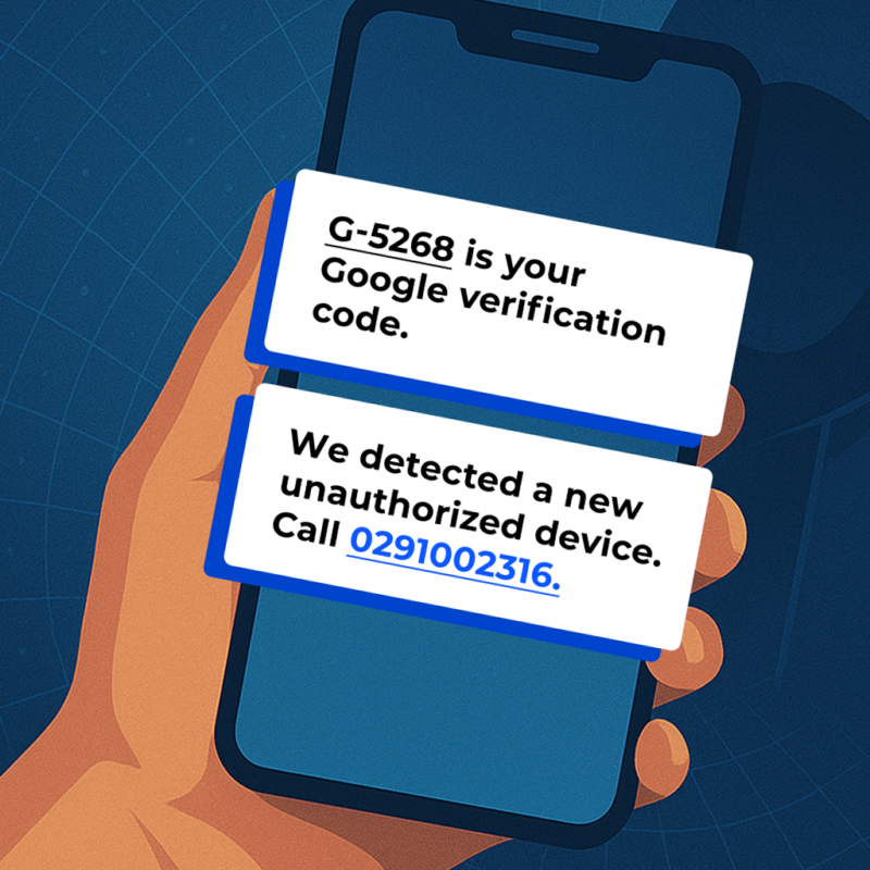 The “Google” SMS Code Scam: How It Works and How to Stay Safe